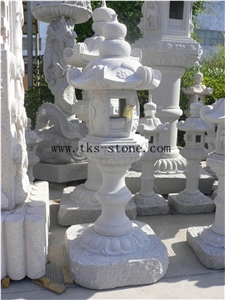 Stone Grey Granite Lanterns,Garden Lanterns&Lamps,Lamps Caving,Lantern Sculptures,Japanese Lanterns,Exterior Lamps