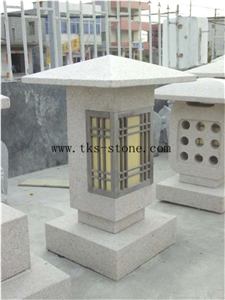 Stone Grey Granite Lanterns,Garden Lanterns&Lamps,Lamps Caving,Lantern Sculptures,Japanese Lanterns,Exterior Lamps