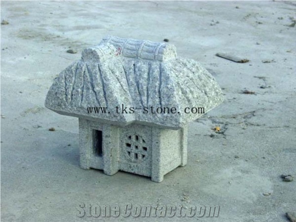 Stone Grey Granite Lanterns,Garden Lanterns&Lamps,Lamps Caving,Lantern Sculptures,Japanese Lanterns,Exterior Lamps