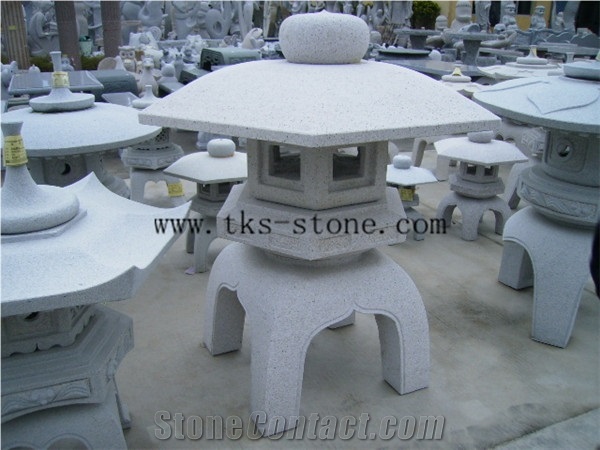 Stone Lantern Carving,Grey Granite Garden Lanterns&Lamps,Lanterns Sculptures,Japanese Lanterns,Exterior Lamps