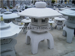 Stone Lantern Carving,Grey Granite Garden Lanterns&Lamps,Lanterns Sculptures,Japanese Lanterns,Exterior Lamps