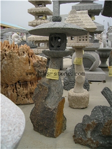 Stone Lanterns Caving,Beige Grantie Lantern Sculptures,Garden Lanterns&Lamps,Japanese Lanterns,Exterior Lamps, Sculpture Granite Japanese Lanterns