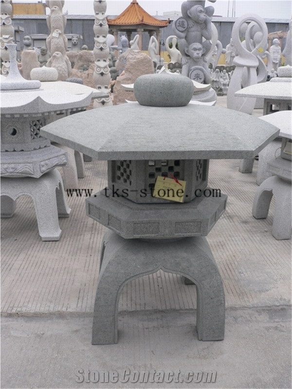 Stone Lanterns Caving,Lantern Sculptures,Lamps,Grey Granite Garden Lanterns&Lamps,Japanese Lanterns,Exterior Lamps