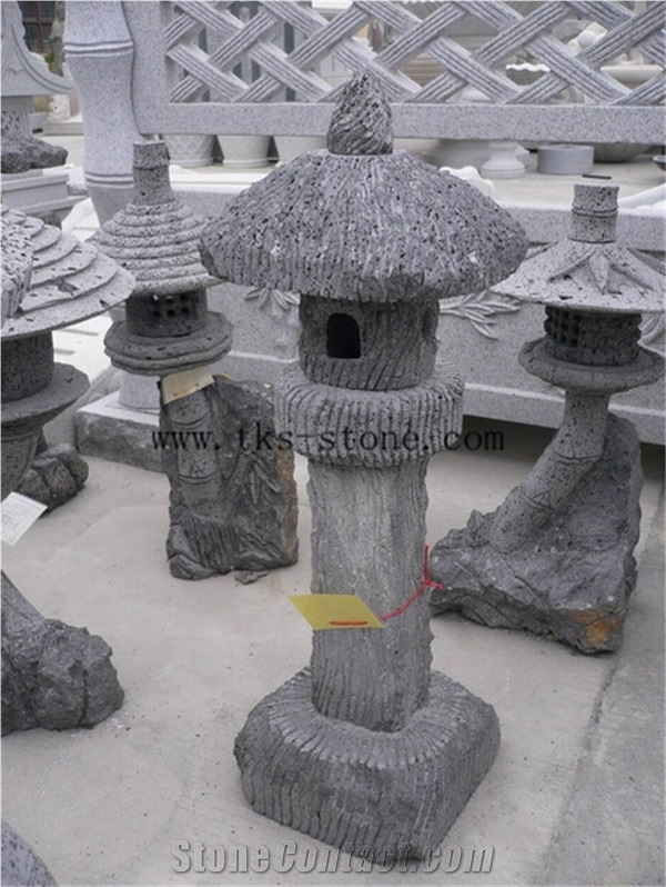 Stone Lanterns Caving,Lantern Sculptures,Lamps,Grey Granite Garden Lanterns&Lamps,Japanese Lanterns,Exterior Lamps