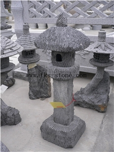 Stone Lanterns Caving,Lantern Sculptures,Lamps,Grey Granite Garden Lanterns&Lamps,Japanese Lanterns,Exterior Lamps