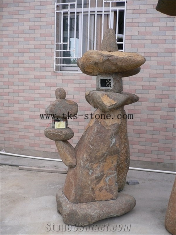 Stone Lanterns Caving,Lantern Sculptures,Lamps,Grey Granite Garden Lanterns&Lamps,Japanese Lanterns,Exterior Lamps