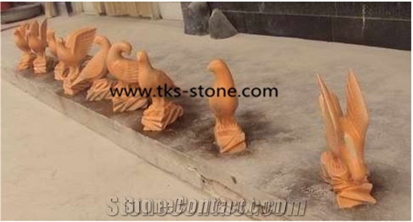 Stone Pigeon Sculptures&Statues,Grey Granite Pigeon Animal Sculptures,Pigeon Caving,Garden Statues