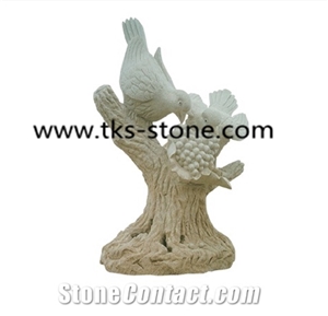 Stone Pigeon Sculptures&Statues,Grey Granite Pigeon Animal Sculptures,Pigeon Caving,Garden Statues