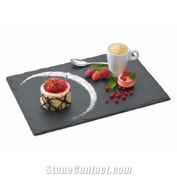 Black Slate for Cooking - Steak Stones - Eating Palate- Hot Rocks - Cooking Stone, Black Slatet Kitchen Accessories