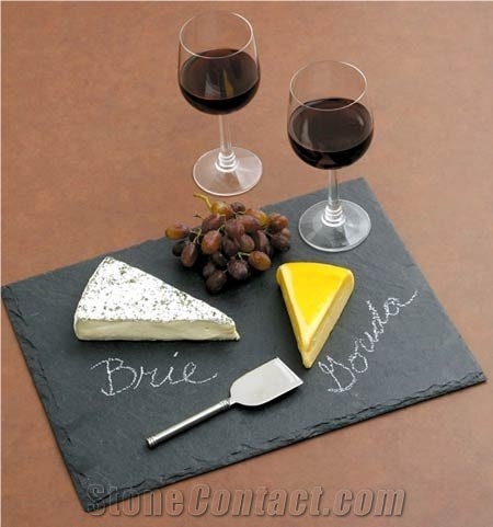 Black Slate for Cooking - Steak Stones - Eating Palate- Hot Rocks - Cooking Stone, Black Slatet Kitchen Accessories