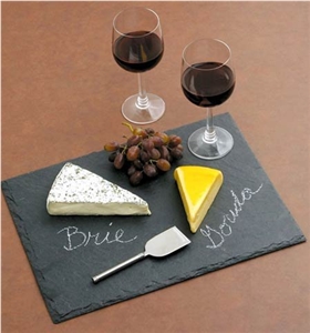 Black Slate for Cooking - Steak Stones - Eating Palate- Hot Rocks - Cooking Stone, Black Slatet Kitchen Accessories