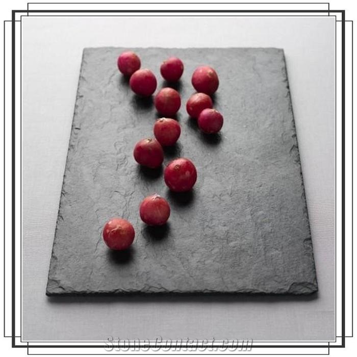 Black Slate for Cooking - Steak Stones - Eating Palate- Hot Rocks - Cooking Stone, Black Slatet Kitchen Accessories