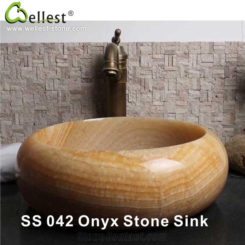 Kitchen/Bathroom/Vanity Multi-Pink Marble Round Washing Basin/Sink/Bowel/Vessel