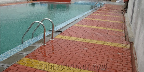 China Red Porphyry Granite G666 Split Face Mushroom Stone for Walling Cladding