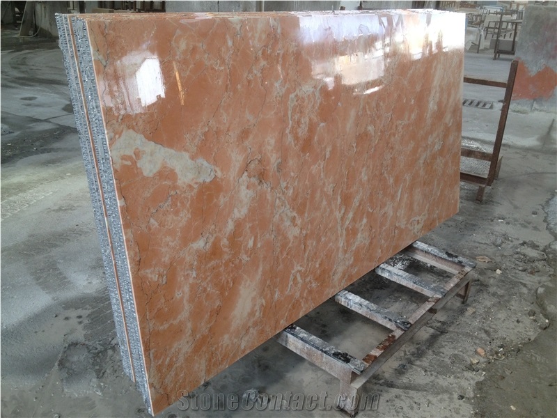 Honeycomb Backed Tea Rose Panel