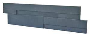 3 Dimensional Basalt Stone Veneer Made Simple, Black Slate Cultured Stone