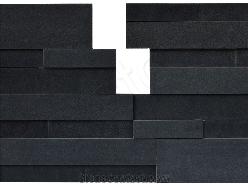 3 Dimensional Basalt Stone Veneer Made Simple, Black Slate Cultured Stone