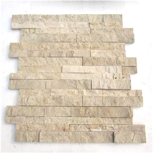 Beige Travertine Wall Cladding Z Type