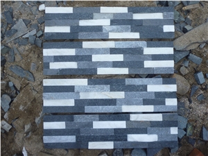 Blue Black White Wall Stone Cladding Veneer