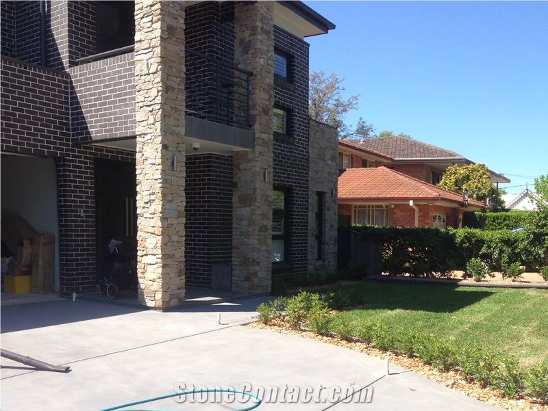 Dusky Granite Loose Wall Cladding, Brown Granite Granite Tiles & Slabs