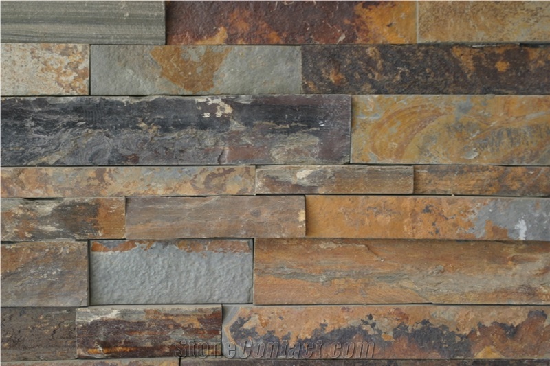 Russet Stacked Stone Ledge Stone Cultured Stone