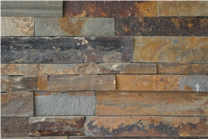 Russet Stacked Stone Ledge Stone Cultured Stone