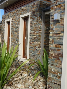 Russet Stacked Stone Ledge Stone Cultured Stone