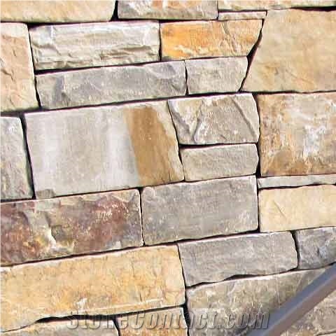 Sage Hill Ledge Stone Wall Cladding Cultured Stone, Brown Slate Wall Cladding