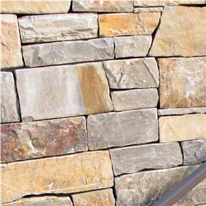Sage Hill Ledge Stone Wall Cladding Cultured Stone, Brown Slate Wall Cladding