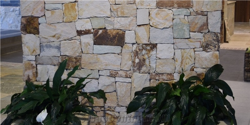 Sandstone Random Stone Wall Cladding