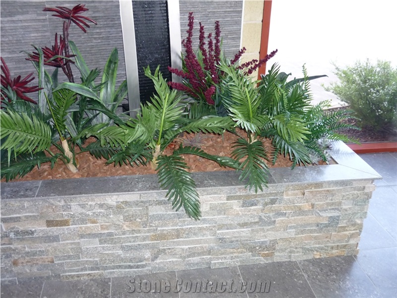 Shimmer Stacked Stone Cultured Stone, Pink Quartzite Cultured Stone
