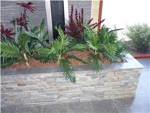 Shimmer Stacked Stone Cultured Stone, Pink Quartzite Cultured Stone