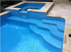 Teakwood Sandstone Pavers Tiles & Slabs, China Beige Sandstone