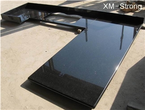 Beautiful Black Galaxy Granite Countertops,Black Galaxy Granite Kitchen Countertop,Black Galaxy Granite Kitchen Tops