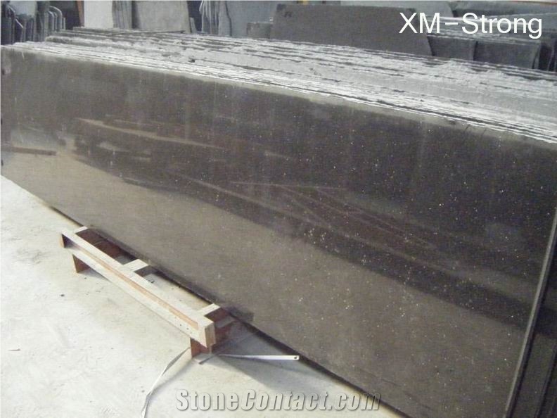 Beautiful Black Galaxy Granite Countertops,Black Galaxy Granite Kitchen Countertop,Black Galaxy Granite Kitchen Tops