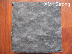 Zhangpu Black Basalt Cube Stone, Paving Stone,Flamed Zhangpu Black Cube Stone,Zhangpu Black Pavers for Sale