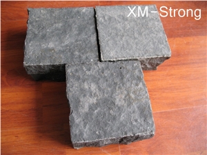 Zhangpu Black Basalt Cube Stone, Paving Stone,Flamed Zhangpu Black Cube Stone,Zhangpu Black Pavers for Sale