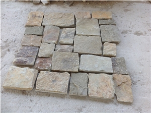 China Multicolor Slate Bricks for Walling