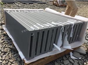 Hainan Grey Basalt Pool Coping,Hainan Grey Basalt,China Basalt,Lava Stone,Basaltina,Basalto,Inca Grey Pool Coping