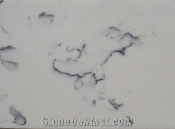 Carrara Vein Quartz Stone Slab & Tiles