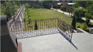 Romanian Grey Andesite Flamed Floor Tiles