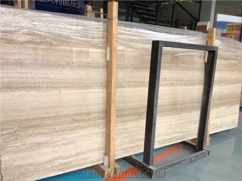 Silver Travertine Tiles & Slabs, Italy Beige Travertine
