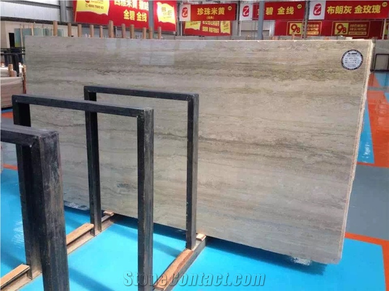 Silver Travertine Tiles & Slabs, Italy Beige Travertine