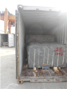 India Blue Granite Rough Blocks-Gangsaw and Mini Gangsaw Size