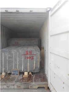 India Blue Granite Rough Blocks-Gangsaw and Mini Gangsaw Size