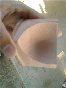 Mandana Red Sandstone Coving & Corner, Red Sandstone India Molding & Border