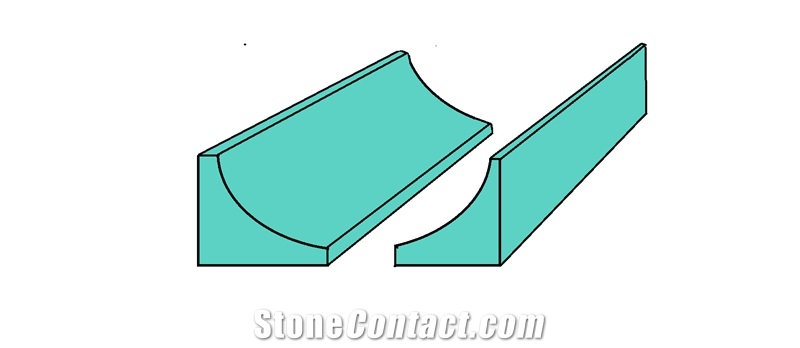 Mandana Red Sandstone Coving & Corner, Red Sandstone India Molding & Border