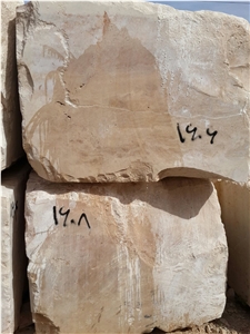 Cream Travertine, Beige Travertine Block