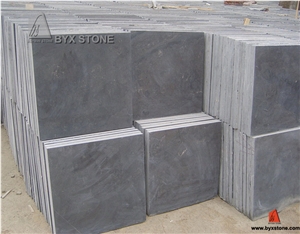 China Natural Outdoor Honed Blue Limestone Slabs & Tiles for Tiles and Paver