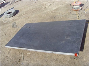 China Natural Outdoor Honed Blue Limestone Slabs & Tiles for Tiles and Paver